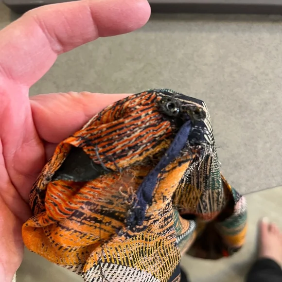 Stephen Burrows Vintage Multicolor Chiffon Shift Dress Short Sleeve Rare 70s, 8 - Picture 17 of 17